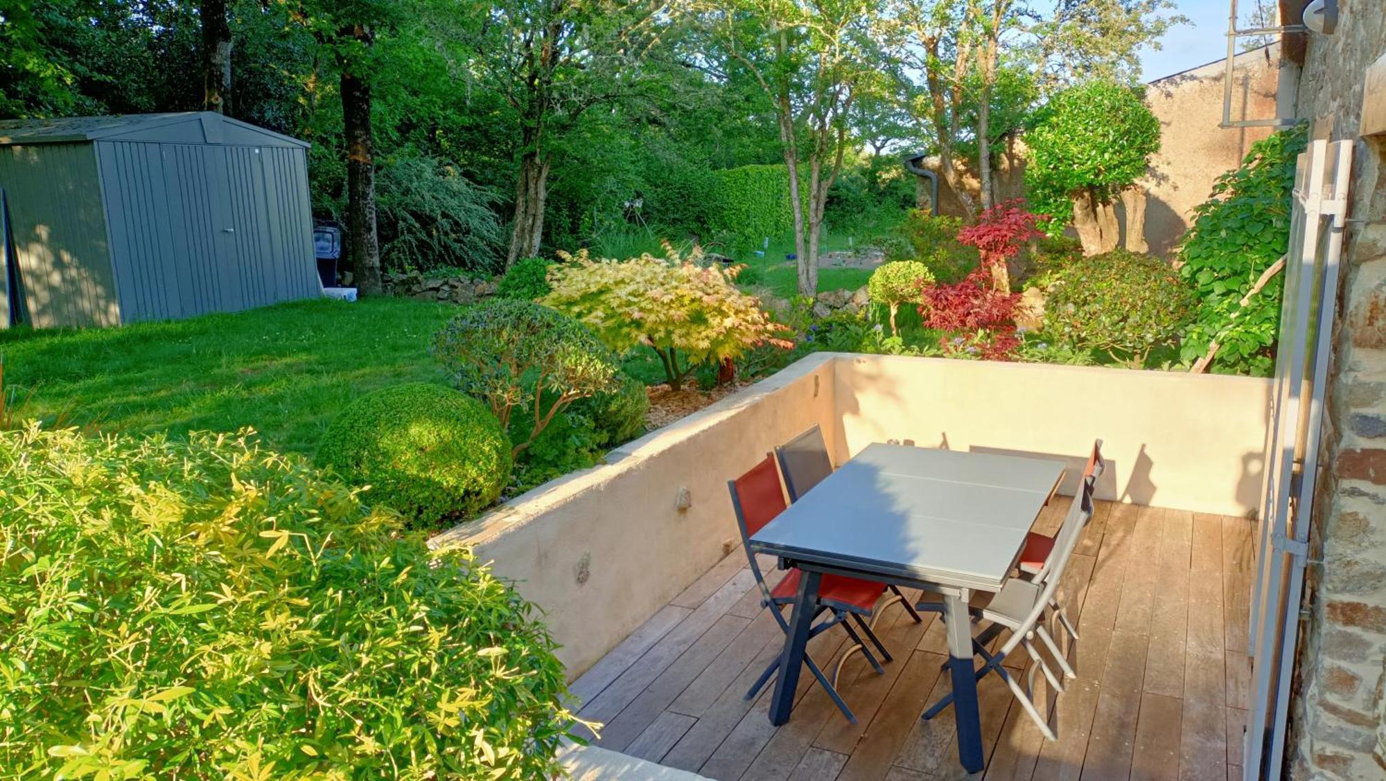 La Libellule - Charmante Maison Avec Jardin A Séné Exterior foto